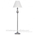 CE UL modern indoor lighting gray silver resin hotel decorative floor lamp for sleep inn